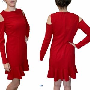 Holiday Party Dress Nicole Miller Studio Women’s Red Fitted  Sexy Dress